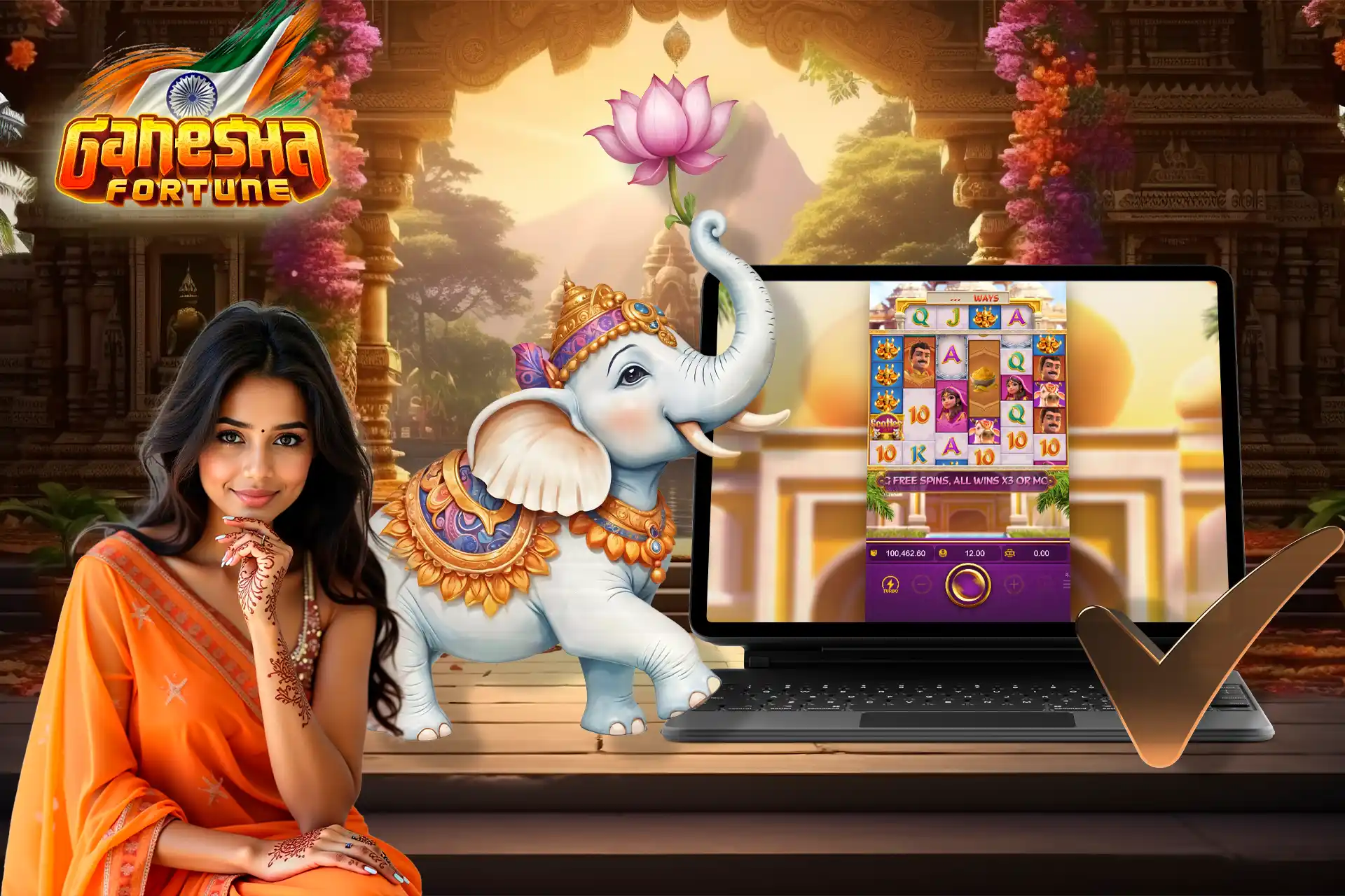 Start playing Ganesha Fortune and get a lot of cool emotions